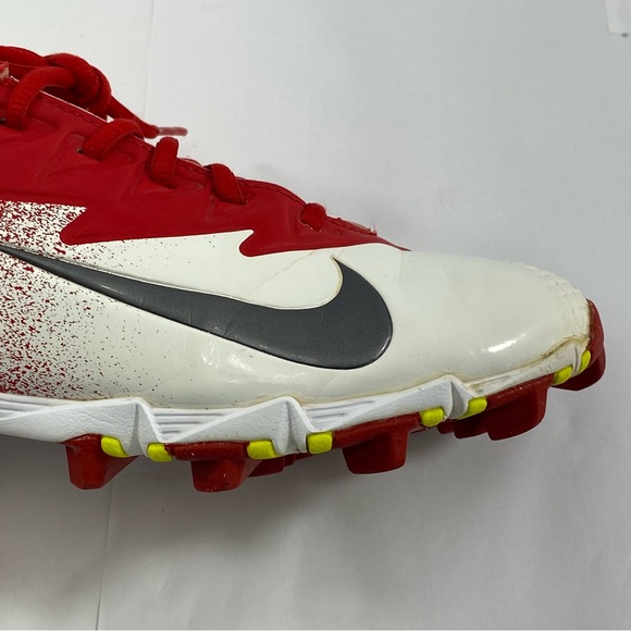 Nike Vapor # 852688-812 Baseball Cleats Red & White Men’s Size:7 - Picture 12 of 16